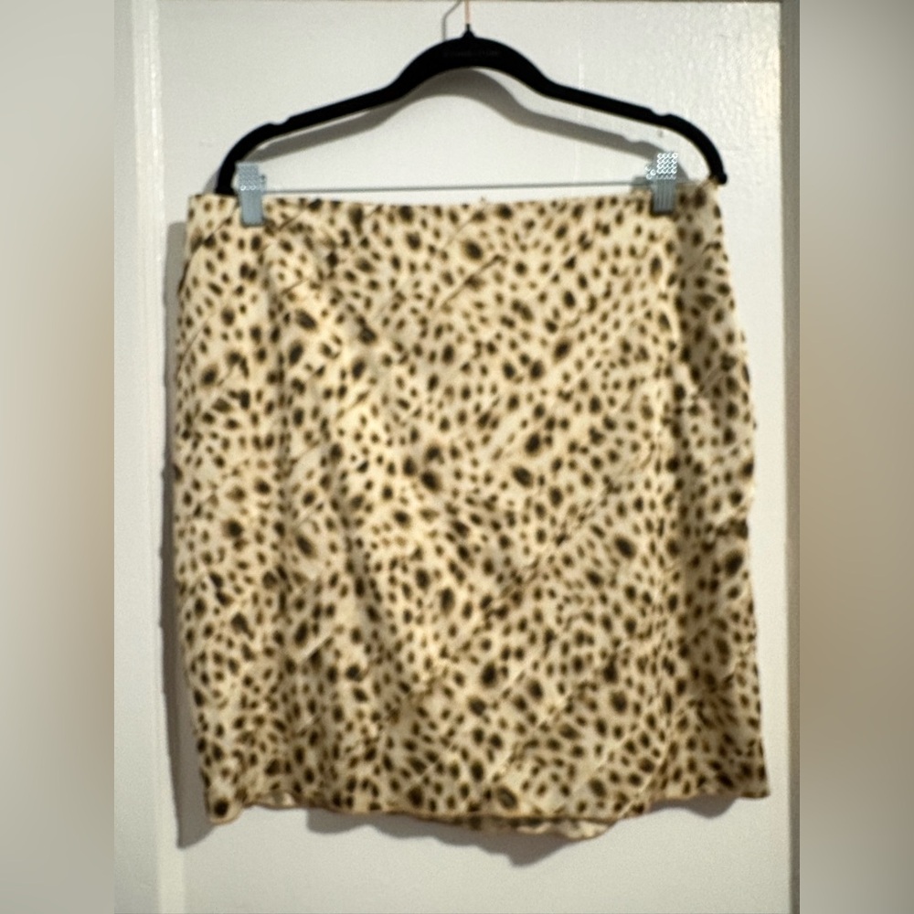 Ann Taylor Bambi Print Pencil Skirt